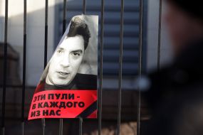 People paid tribute to Boris Nemtsov