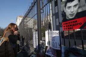 People paid tribute to Boris Nemtsov