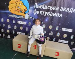 Children's fencing competition