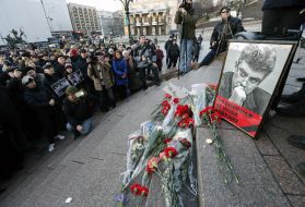 The action in memory of Boris Nemtsov