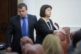 Vladimir Demchyshyn and Natalia Jaresko