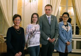 Andriy Sadovy, Hou Yifan, Maria Muzychuk, Carol Yaretsky
