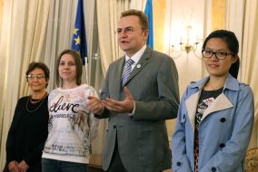 Andriy Sadovy, Hou Yifan, Maria Muzychuk, Carol Yaretsky