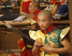 The actor the dressing room