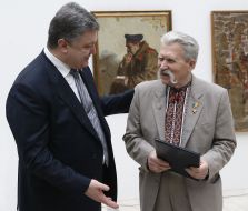 Petro Poroshenko and Levko Lukianenko