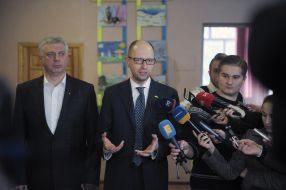 Арсеній Яценюк і Сергій Квіт