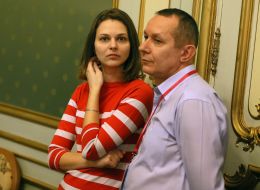 Отец и сестра Марии Музычук