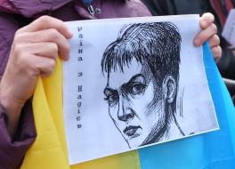 An action in support of Savchenko