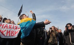 An action in support of Savchenko