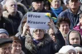 A rally in support of Savchenko