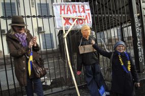 An action in support of Savchenko