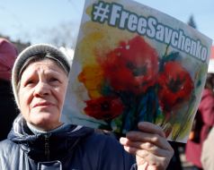 The action "Freedom for Nadezhda"