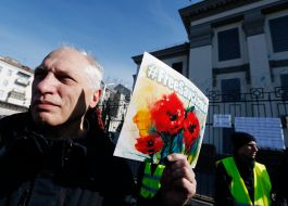 The action "Freedom for Nadezhda"