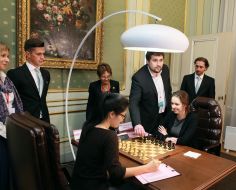 Hou Yifan and Maria Muzychuk
