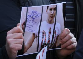 Акция в поддержку Надежды Савченко