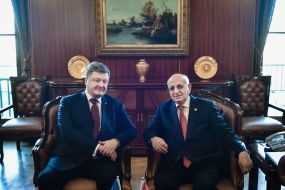 Встреча Петра Порошенко и Исмаила Кахрамана