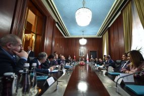 Встреча Петра Порошенко и Исмаила Кахрамана