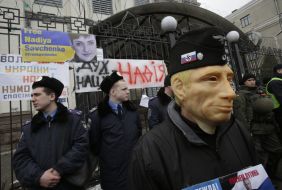 The man in the mask of Putin