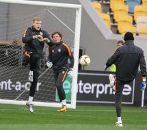 Open training of FC "Shakhter"