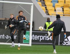 Open training of FC "Shakhter"