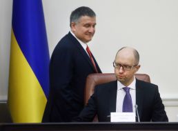 Arseniy Yatsenyuk and Arsen Avakov