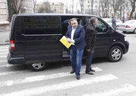 Andrii Pasishnyk arrived for questioning