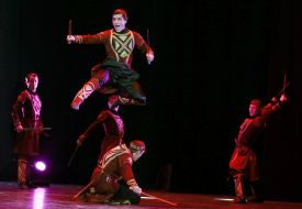 Performance of the Georgian ensemble "Rustavi"