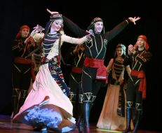 Performance of the Georgian ensemble "Rustavi"