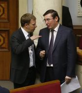 Yulia Tymoshenko and Vitaly Homutynnik