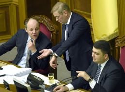 Andrew Paruby, Serhii Pashynskii and Volodymyr Groisman