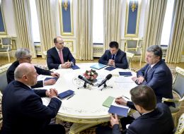 Petro Poroshenko met with the delegation of the Ukrainian World Congress