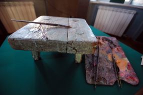 Work stool of Mikhail Vrubel