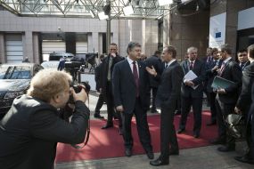 Petr Poroshenko and Donald Tusk