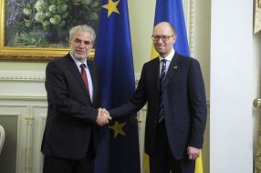 Христос Стилианидис и Арсений Яценюк