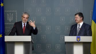 Петр Порошенко и Христос Стилианидис