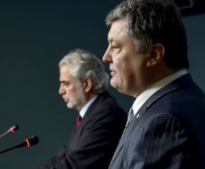 Петр Порошенко и Христос Стилианидис