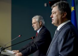 Петр Порошенко и Христос Стилианидис