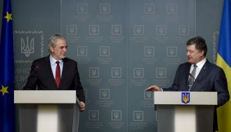 Петр Порошенко и Христос Стилианидис