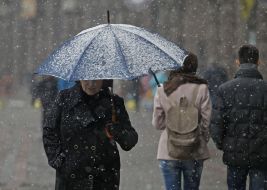 Снег в Киеве