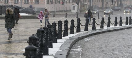 Снег в Киеве