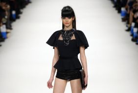 Fashion show of clothes from Aina Gasse