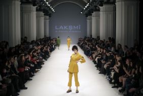 Fashion show of clothes from Mariana Steshenko