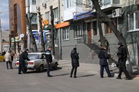 The explosion near the office centers