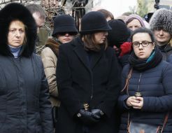 Funeral of assassinated journalist Heorhii Gongadze