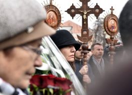Funeral of assassinated journalist Heorhii Gongadze