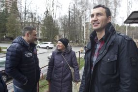 Vladimir Klitschko and Maria Stus
