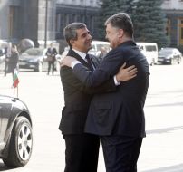 Petro Poroshenko and Rosen Plevneliev