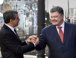 Petro Poroshenko and Rosen Plevneliev