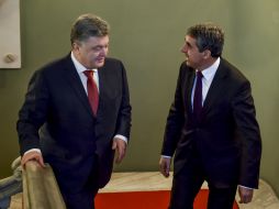 Petro Poroshenko and Rosen Plevneliev