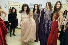 Fashion show of clothes from OKSANA MUKHA by Kateryna Yalova